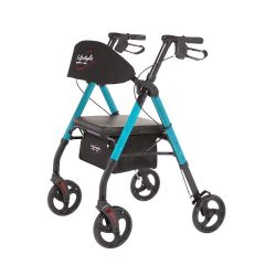 Royal Deluxe Height-Adjustable Rollator by Rhythm Healthcare